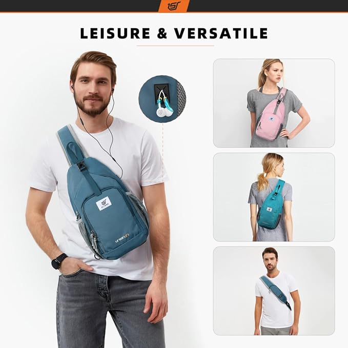 SKYSPER Sling Bag RFID Crossbody Sling Backpack Cross Body Shoulder Bag Travel - Image 6