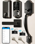 Veise VE06-H Smart Front Door Lock Set, App Control, Keyless Entry Deadbolt by Veise