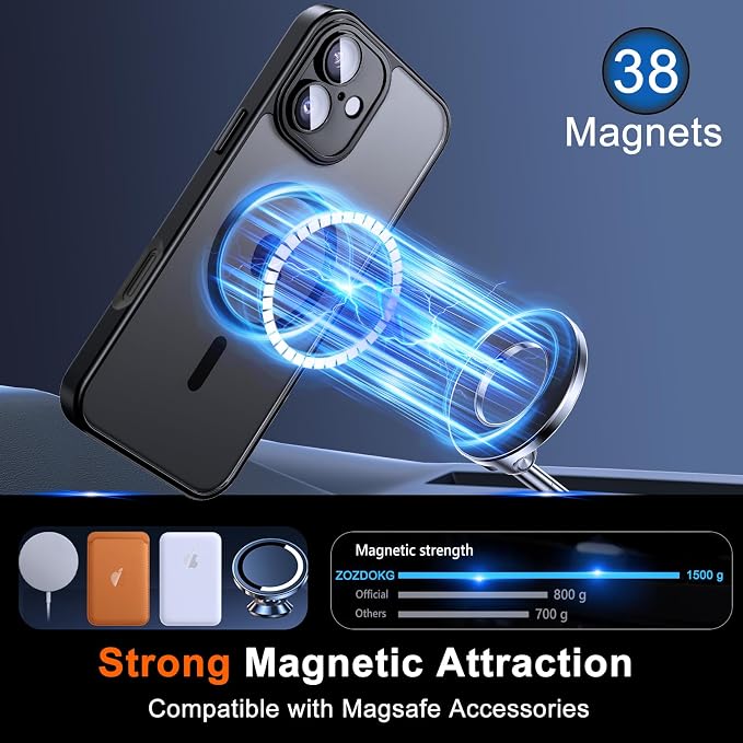 for iPhone 16 Case with Privacy Screen Protector and Camera Protection - Image 3