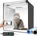 Bi-Color LED Photo Light Box 40x40 inch, Dimmable LEDs Product Photography by Heorryn