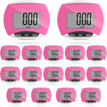 Weewooday Pedometer for Walking Steps and Miles Simple Pedometer Clip on by Weewooday