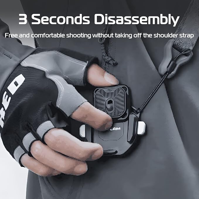 ULANZI F38 Camera Shoulder Strap Mount Quick Release - Image 2