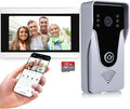 AMOCAM Wireless Video Doorbell Intercom with Monitor System, WiFi Video Intercom 1080P HD Metal Camera, 7 Inch Monitor with 32G Card Record, Tuya APP, 2-Way Audio, Unlock for Home Security System
