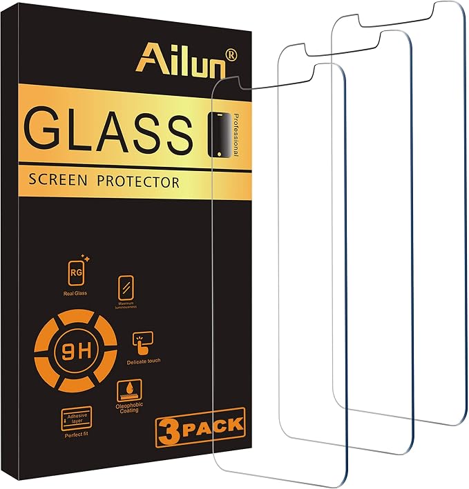 Ailun Screen Protector for iPhone 11 Pro Max/iPhone Xs Max 3 Pack 6.5 Inch by Ailun