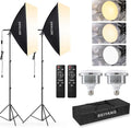 BEIYANG Softbox Lighting Kit, 2x20''x28'' Photography Soft Box by BEIYANG