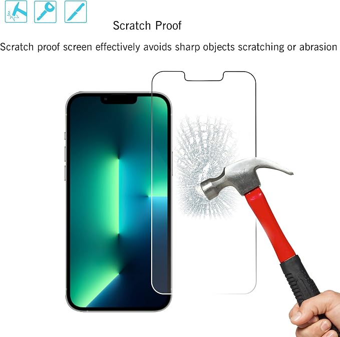 Ailun 2 Pack Screen Protector for iPhone 13 Pro Max Display 2021 - Image 5