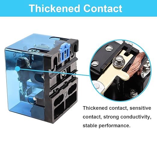 TWTADE/JQX-62F-2Z Coil Voltage AC 220V 80A DPDT Electronmagnetic Relay,High Power Relay (AC 220V)