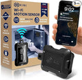 Instant Kini Safe Alert Wi-Fi Motion Sensor Alarm - Real-time SMS, Email, IFTTT - Great for Gun Safes, Cabinets, Home, Office - Easy Install, No Subscription, Long Lasting Rechargeable Battery