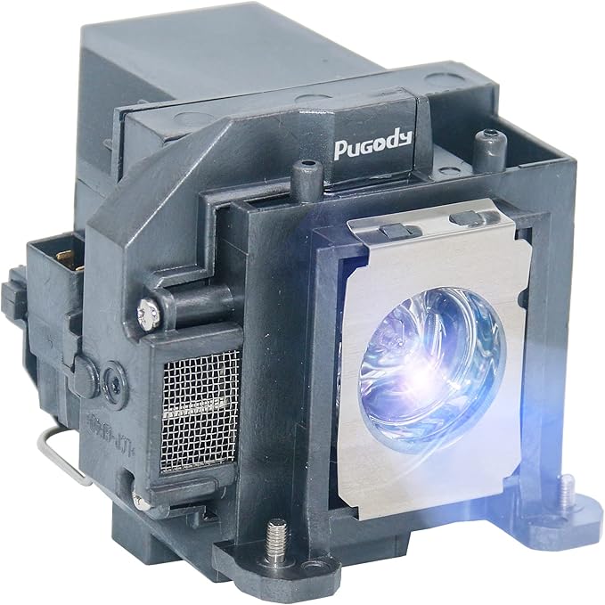Pugody ELPLP57/V13H010L57 Replacement Projector Lamp Bulb for Epson brightlink 450wi 455wi Powerlite 450w 450wi 460 EB-440w EB-450W EB-450Wi EB-455Wi EB-460 EB-460i EB-465i H318a H343a with Housing