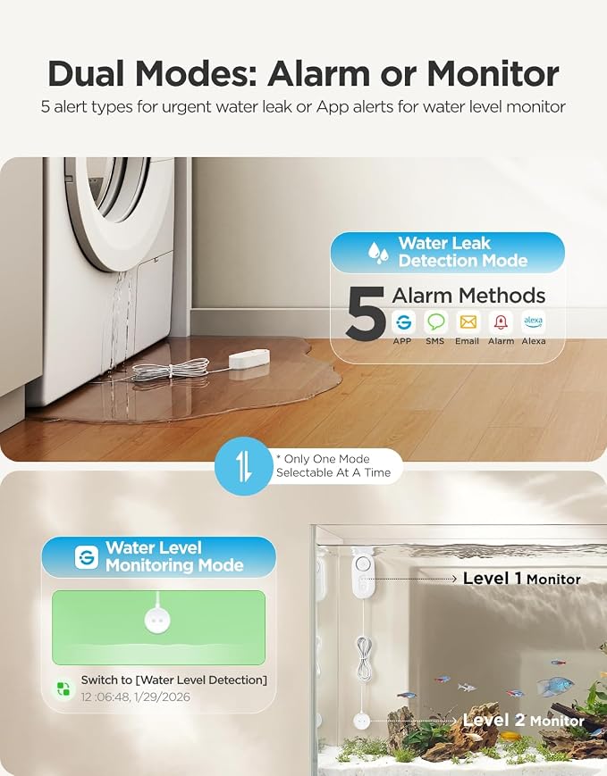 GoveeLife Upgraded Smart Water Leak Detector 1s - Image 4