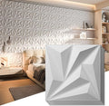 Art3d 100 Pack Decorative 3D Wall Panels, 97 Sq.feet PVC Interior Wall Décor, 11.8"x11.8", White