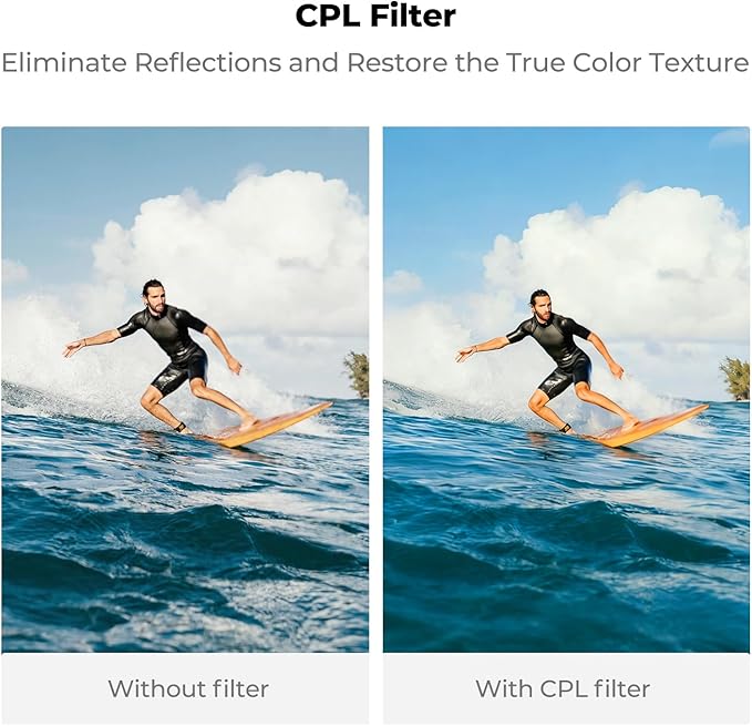K&F CONCEPT Snap On CPL Filter Compatible - Image 4