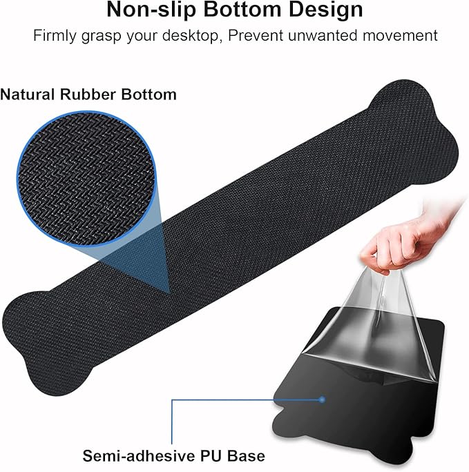 Ergonomic Mouse Pad Wrist Support and Keyboard Wrist Rest Set with Coasters, She Believed She Could So She Did Inspirational Quote with Non-Slip PU Base, Perfect for Home Office Working Studying
