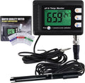 2 in 1 Temperature pH Monitor Meter Tester Sensor test Kit 0~14.0 pH Automatic by TEKCOPLUS