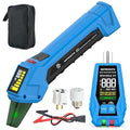 INSTRODOTS Circuit Breaker Finder Tool with Accessories, 90-135V AC Digital Breaker Finder with Integrated GFCI Outlet Tester, Circuit Tracer with Buzzer Alarm & Color Display, Includes Carrying Case