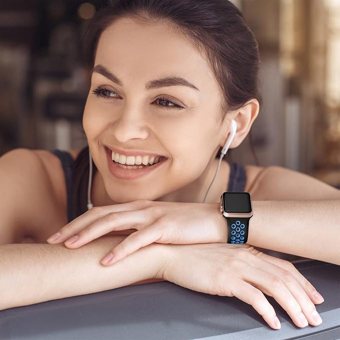 Lerobo Bands Compatible with Apple Watch Band 45mm 44mm 42mm 46mm 49mm Women Men - Image 3