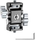 FOMITO Aluminum Alloy Dual Head 1/4'' Screw and 1/4'' Screw hole, DSLR Rabbit by FOMITO