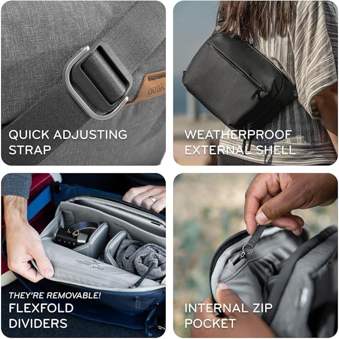 Peak Design Everyday Sling 6L, Padded Adjustable Shoulder Strap - Image 5