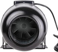 VENTS-US TT Silent M 100 - Metal Mixed Flow Booster Fan for High Static Pressure Applications, up to 128 CFM - Booster Ventilation Fan for 4 Inch Duct
