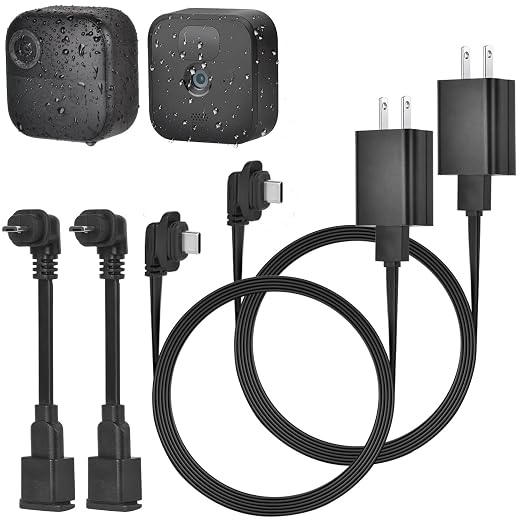 delilyn 2Pack 10ft/3m Power Cable and Adapter by delilyn