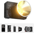 ZHIYUN MOLUS X100 Bi-Color Standard 100W Video Light [Official] V2 Upgraded Version Professional Photography Lighting Portable Continuous Output Lighting 2700~6500K CRI≥95 TLCI≥97（No Battery）