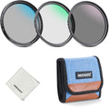 NEEWER 82mm UV/CPL/ND Lens Filter Kit, UV Protection + Circular Polarizing + by Neewer