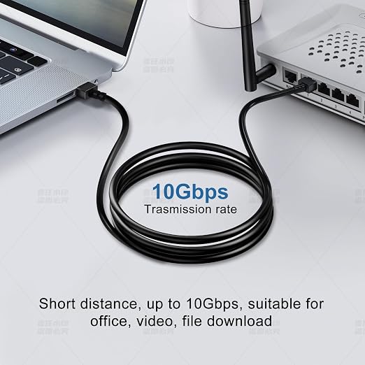 Ultra Thin Cat 6A Ethernet Cable 15 Feet 2Pack, Flexible & Slim Rj45 Cat6a LAN - Image 2