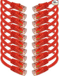 iMBAPrice - 7ft Cat5e Network Ethernet Patch Cable - Red by iMBAPrice