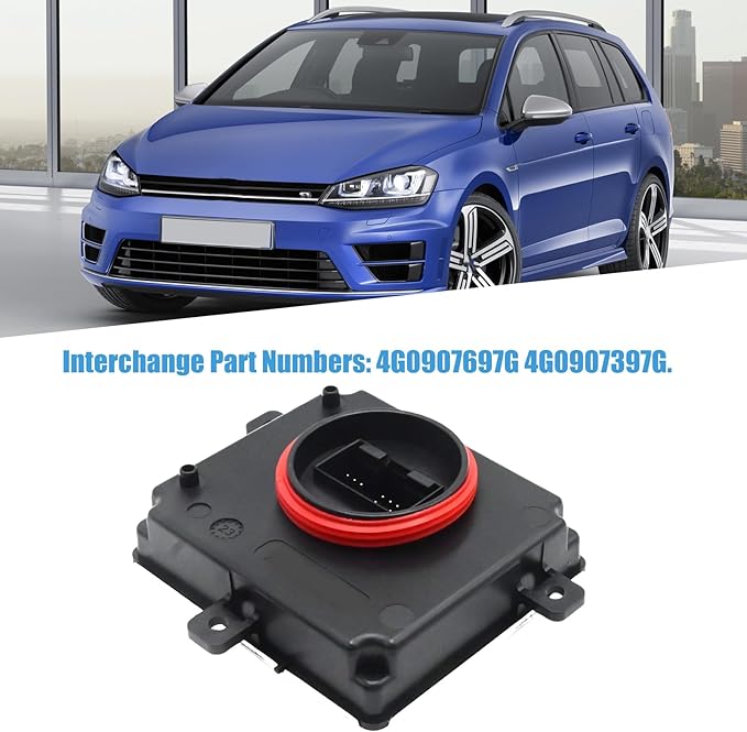 Hoypeyfiy 4G0907697G Daytime Running Light Control Module Replacement for A6 A6 Quattro 2012-2015 Replacement for A7 Quattro 2014-2017 Replacement for Passat 2016 2017 4G0907397G