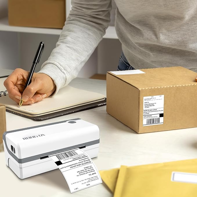 Rongta Bluetooth Thermal Shipping Label Printer, Wireless 4x6 Label Sticker - Image 7