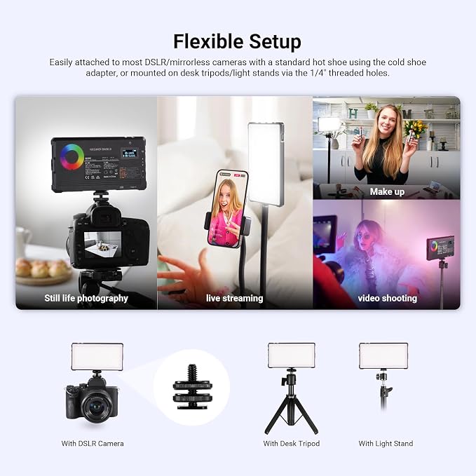 NEEWER Basics Full RGB Camera Video Light - Image 6