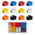 GeeekPi 12-Pack Cat6 RJ45 Keystone Jack Insert, Ethernet Keystone Jack by GeeekPi