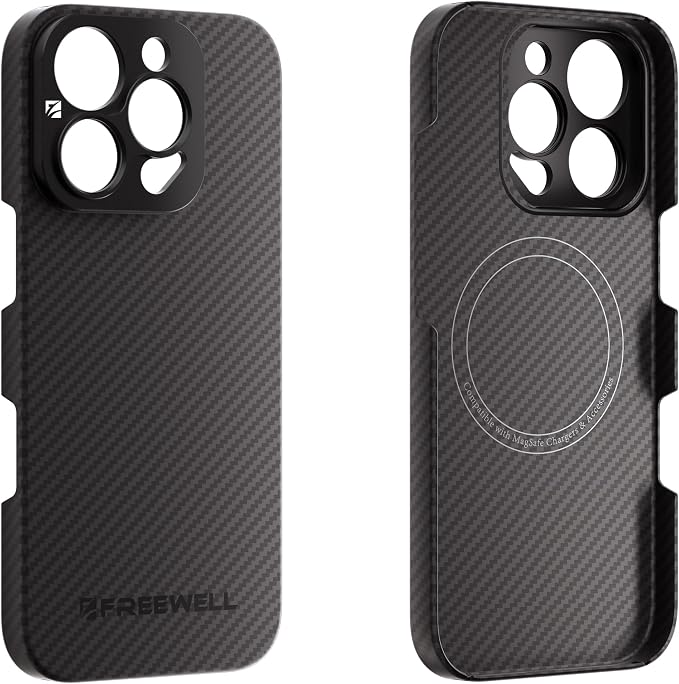 FREEWELL Pro Filmmaker Case for iPhone 16 Pro Max - 17mm Lens & Magnetic Filter by Freewell