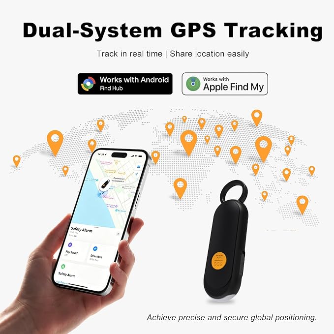Personal Safety Alarm, GPS Tracker Keychain - Image 2