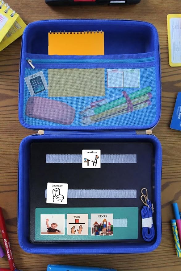 Visual Communication Book with Case,162 ASD Photo Picture Cards: Autism Language Vocabulary, Speech Articulation Therapy, ADHD & Aprexia Learning