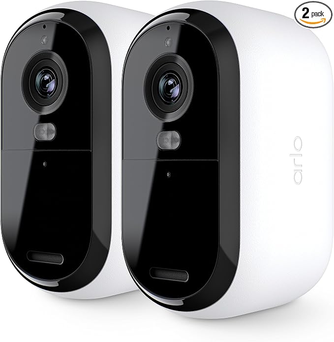 Arlo VMC3250-100NAR Essential 2nd Gen 2K by Amazon+Renewed