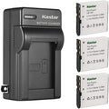 Kastar 3-Pack Battery and AC Wall Charger Replacement by Kastar