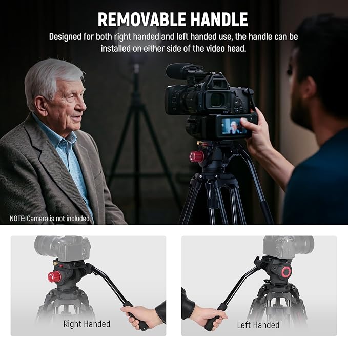 NEEWER LL38 79"/2m Video Camera Tripod - Image 7