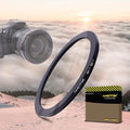 55mm Lens to 52mm Camera Lens Adapter, 55mm to 52mm Filter Step-Down Ring by AMOTOK