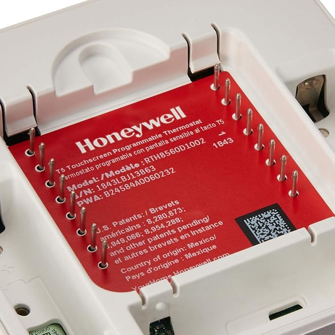 Honeywell Home RTH8560D 7 Day Programmable Touchscreen Thermostat - Image 4