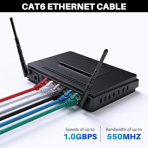 Cat 6 Ethernet Cable 150 FT, Long High Speed Cat6 Internet Cable, Standard RJ45 - Image 5