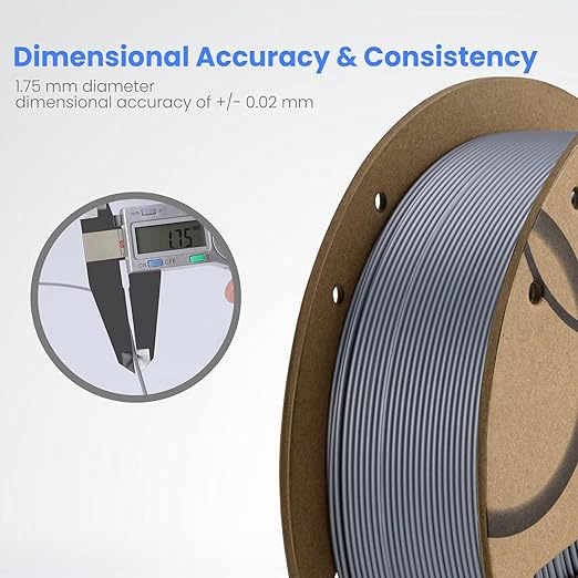 ELEGOO PLA Filament 1.75mm Pink & Purple 2KG, 3D Printer Filament Dimensional Accuracy +/- 0.02mm, 2 Pack 1kg Cardboard Spool(2.2lbs) 3D Printing Filament Fits for Most FDM 3D Printers