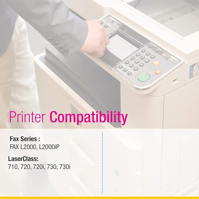 CS Compatible Toner Cartridge Replacement for Canon FX7 7621A001AA Black Fax Series FAX L2000 L2000iP LaserClass 710 720 720i 730 730i Toner Cartridge 2 Pack
