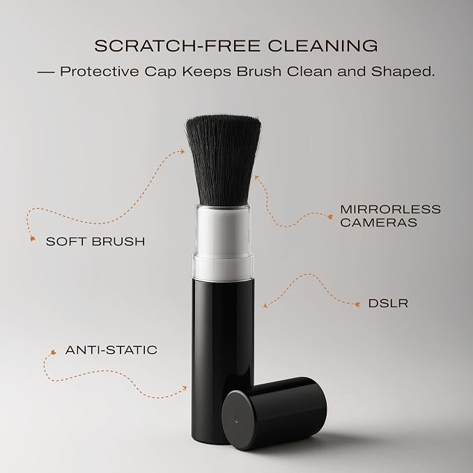 C Coiro Camera Lens Cleaning Kit 7 in 1 – Lens Pen, Air Blower, Sensor Cleaning - Image 5