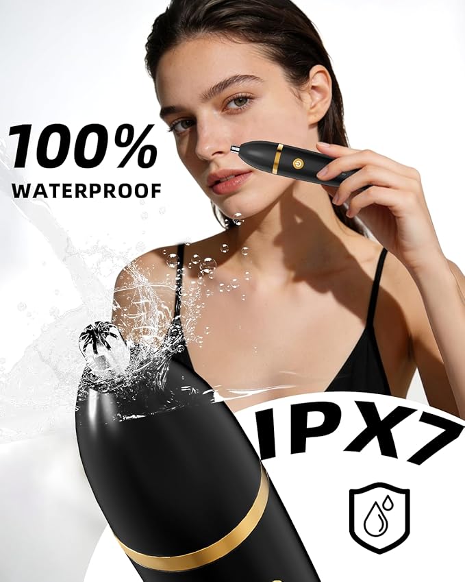 Ufree Body Hair Trimmer for Women, Manscape Pubic Hair Trimmer, 3 in 1 Body Grooming Kit for Lady, Waterproof Body Electric Shaver Razor, Grooming for Face and Body, Gifts for Women, Black