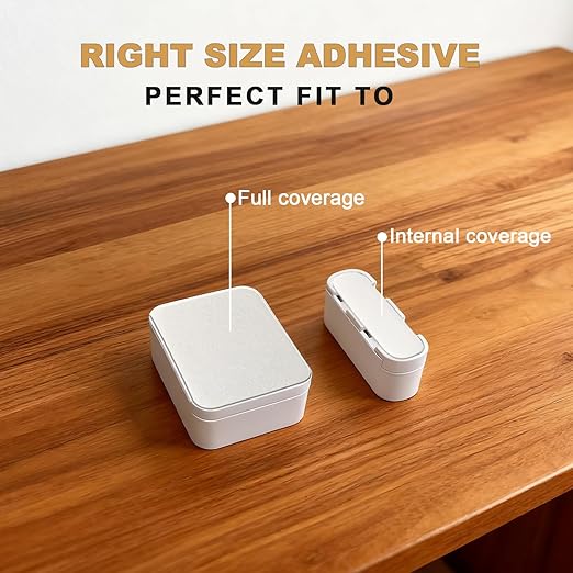AUFORPET Thick Adhesive Replacement Tape Compatible with SimpliSafe Entry Door Sensor Magnet, Pre-Cut Pads, Easy Installation, Pack of 12 Sensor Pads & 12 Magnet Pads