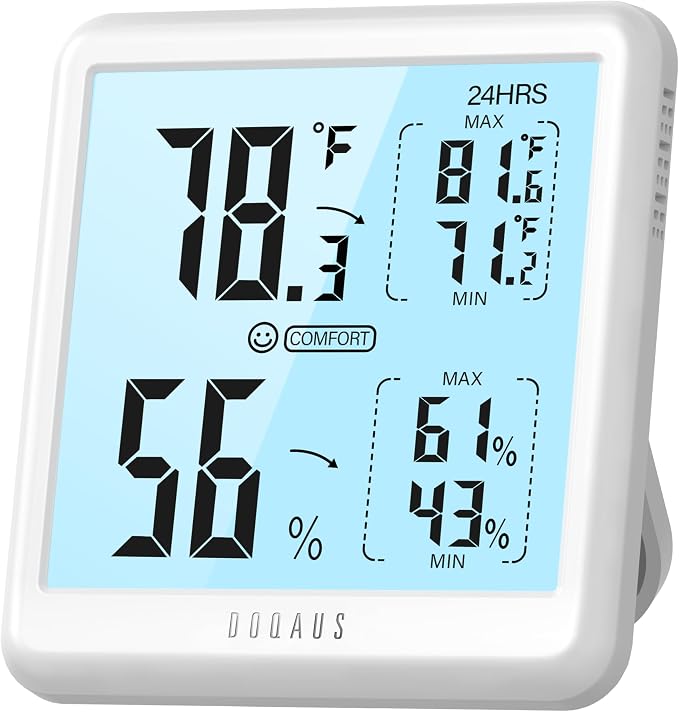 DOQAUS Digital Hygrometer Indoor Thermometer by DOQAUS