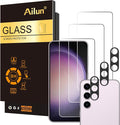 Ailun Screen Protector for Galaxy S23 3Pack + 3Pack Camera Lens Tempered Glass by Ailun