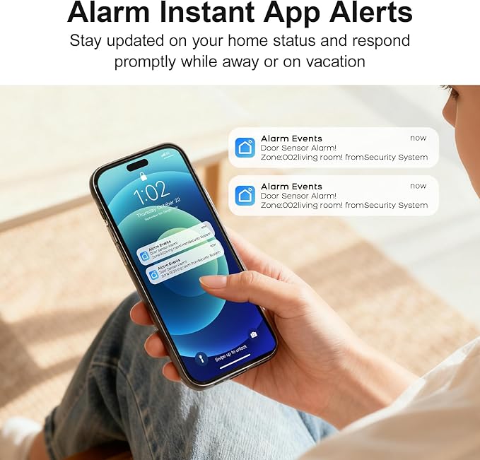 Wireless Home Security Systems, 22Piece WiFi+4G App - Image 7