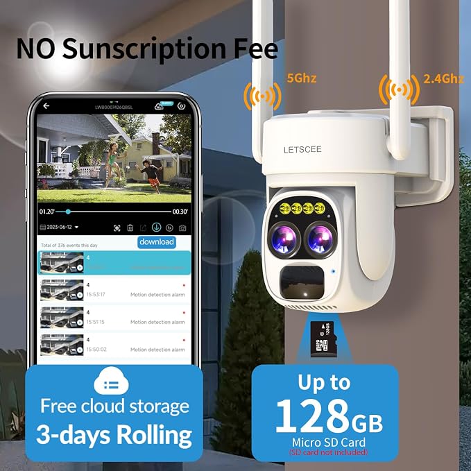 Cameras for Home Security Wireless Outdoor Solar, Alexa Security Camera Outside - Image 9